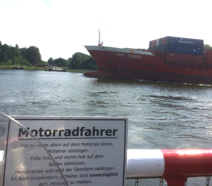 Fähre über den NO-Kanal in Sehestedt