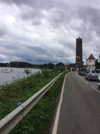 Klappbrücke bei Lindaunis